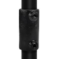 Rohrverbinder Verlängerungsstück außen - Schwarz-B / 26,9 mm