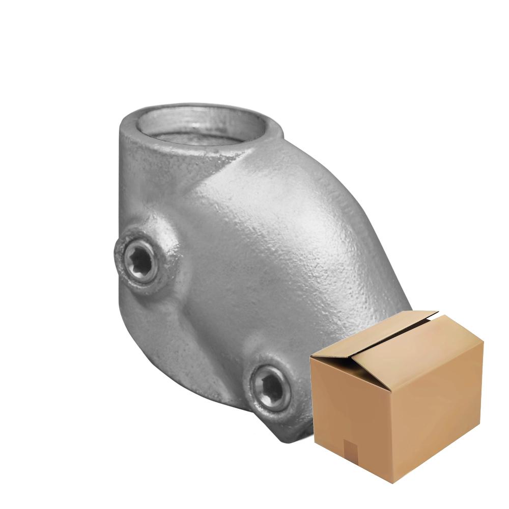 Karton Rohrverbinder T-Stück kurz verstellbar-D / 42,4 mm (30 Stück)