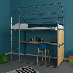 Hoogslaper Swansea: 33,7mm / zilverkleurig