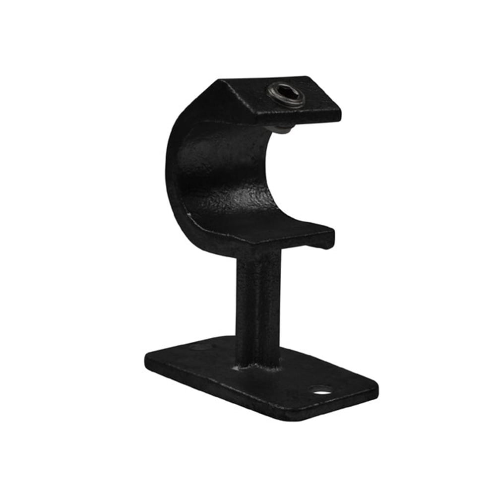 Buiskoppeling Leuningdrager met inleg - zwart-C / 33,7 mm Buiskoppeling Leuningdrager met inleg - zwart-C / 33,7 mm