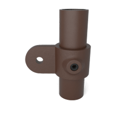 Buiskoppeling Oogdeel scharnierstuk - vintage bruin