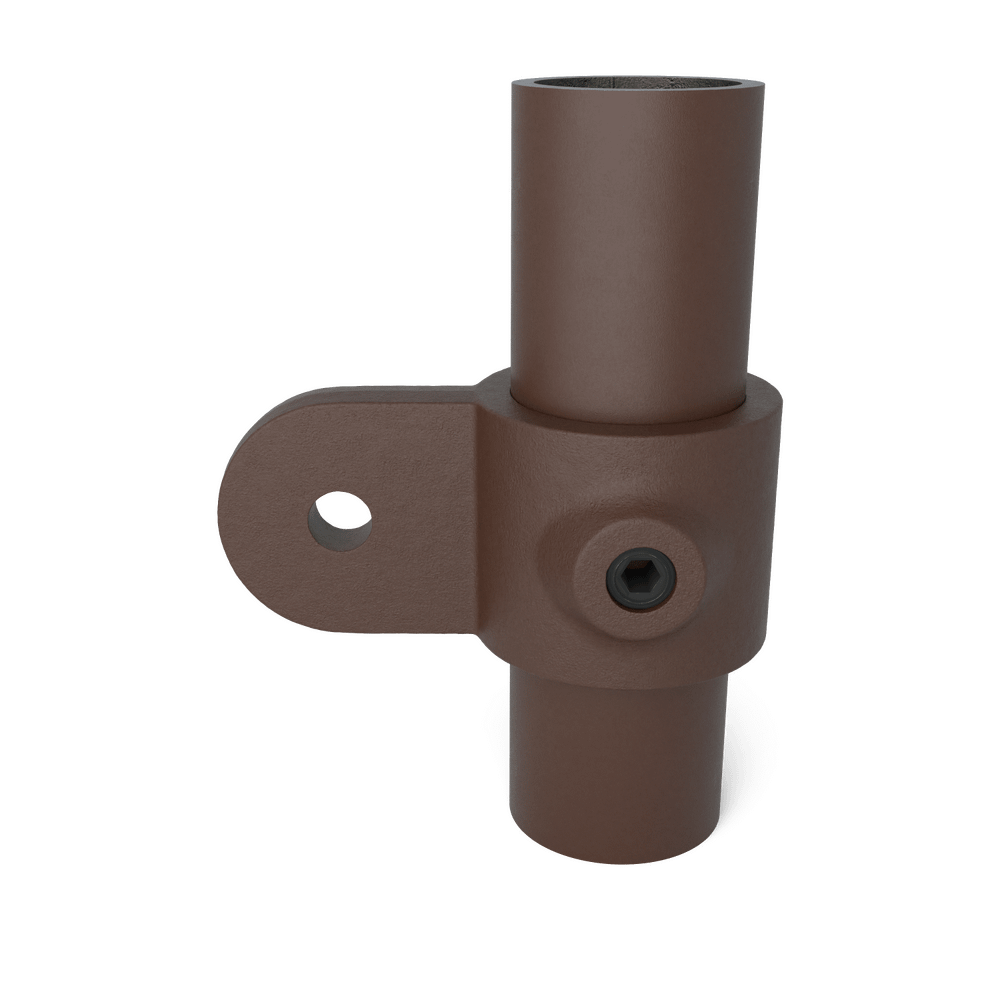 Buiskoppeling Oogdeel scharnierstuk - vintage bruin