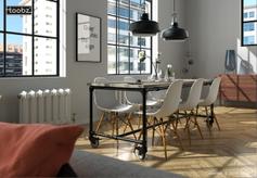 Tafel Liverpool: L / 42,4mm / zwart