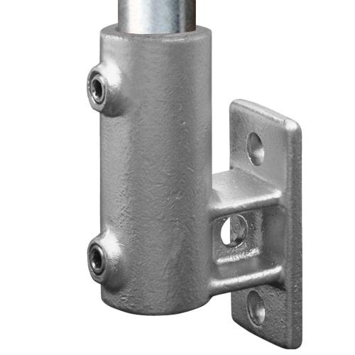 Karton Rohrverbinder Wandhalter vertikal-E / 48,3 mm (10 Stück)
