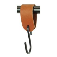 Leren Kapstokhaak Cognac (m)