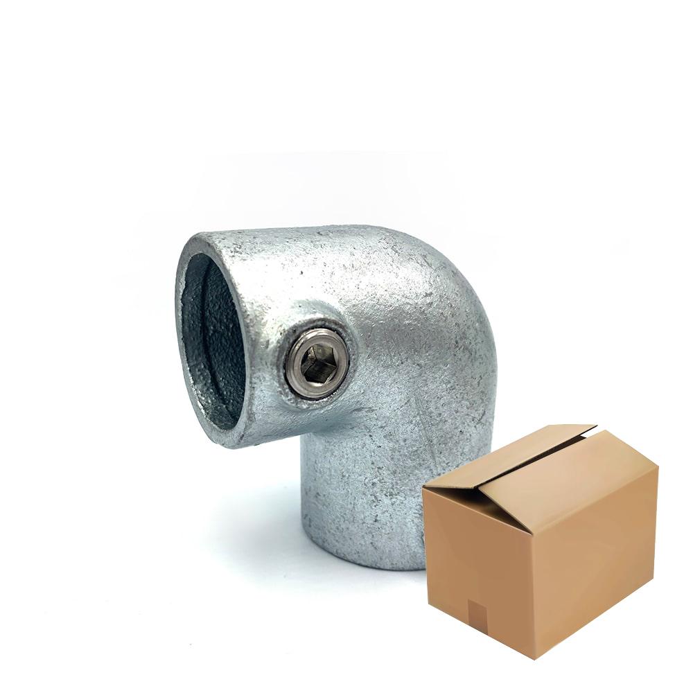 Karton Bogen 90° - Kombinationsmaß-ED / 48,3 mm - 42,4 mm (30 stück)
