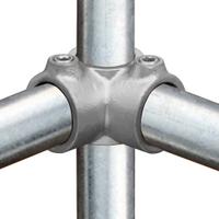 Karton Rohrverbinder Eckstück durchgehend-C / 33,7 mm (35 Stück)
