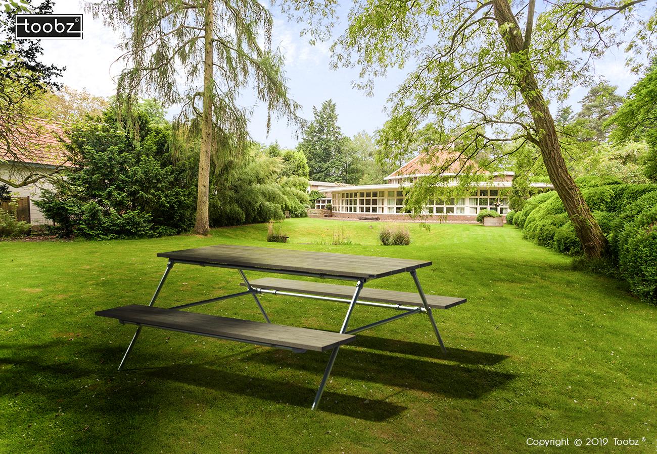 Picknicktisch Frankfurt: 42,4mm / silber