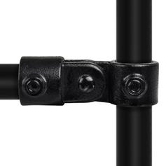 Doos Enkel scharnierstuk - zwart-E / 48,3 mm (25 stuks)