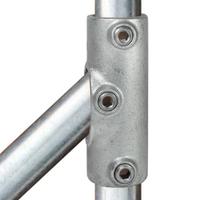 Karton Rohrverbinder Handlaufbefestigung bis 45°-C / 33,7 mm (20 stück)