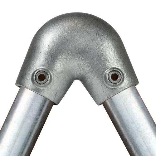Rohrverbinder Bogen variabel 40° - 70°-E / 48,3 mm Rohrverbinder Bogen variabel 40° - 70°-E / 48,3 mm