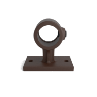 Buiskoppeling Leuningdrager - vintage bruin-B / 26,9 mm