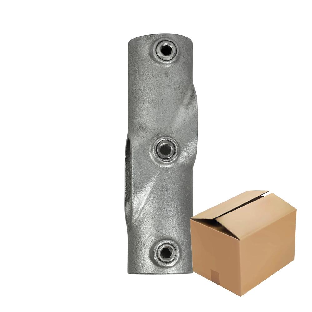 Karton Rohrverbinder Kreuzstück für Gefälle 30° - 45°-C / 33,7 mm (40 Stück)
