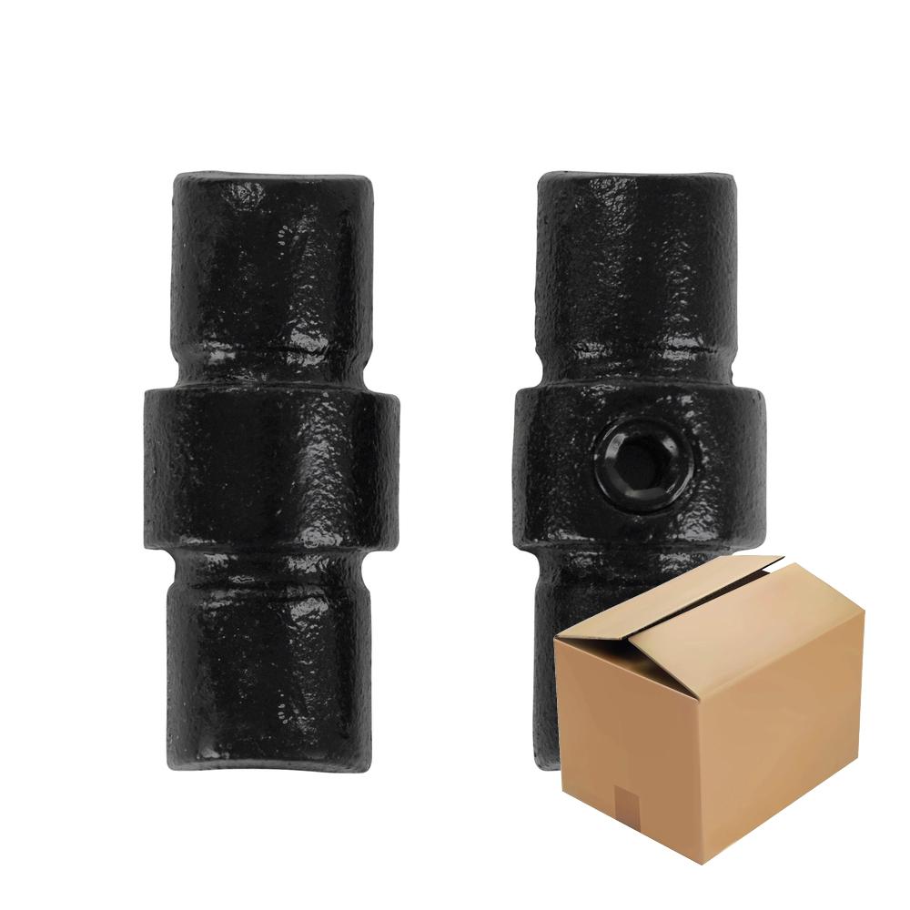 Karton Rohrverbinder Verlängerungsstück innen - Schwarz-E / 48,3 mm (30 Stück) Karton Rohrverbinder Verlängerungsstück innen - Schwarz-E / 48,3 mm (30 Stück)