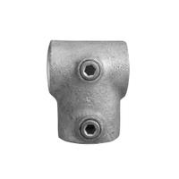 Karton Rohrverbinder T-Stück kurz - Kombinationsmaß-FE / 60,3 mm - 48,3 mm (25 Stück)