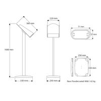 Brochurehouder Gloucester Portrait