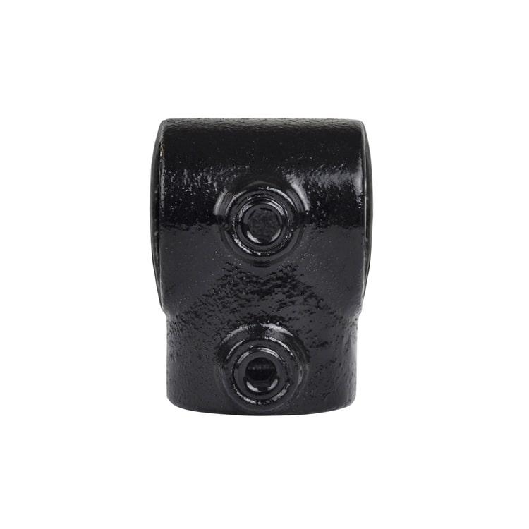 Karton Rohrverbinder T-Stück kurz - Schwarz-E / 48,3 mm (30 Stück)