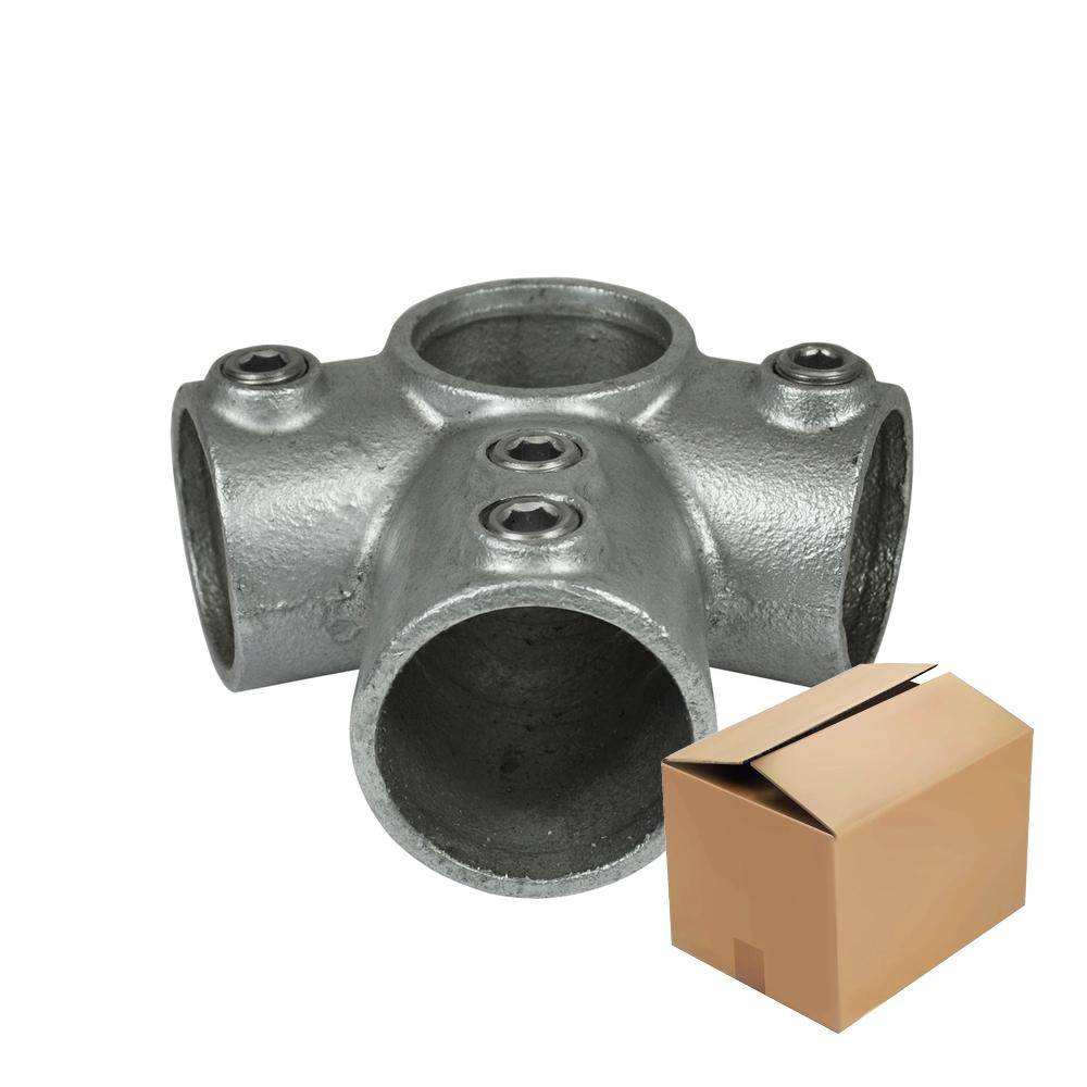 Karton Rohrverbinder Traufentopstück 27½°-D / 42,4 mm (15 Stück)