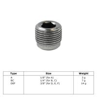 Buiskoppeling Stelschroef-BC / 26,9 mm en 33,7 mm